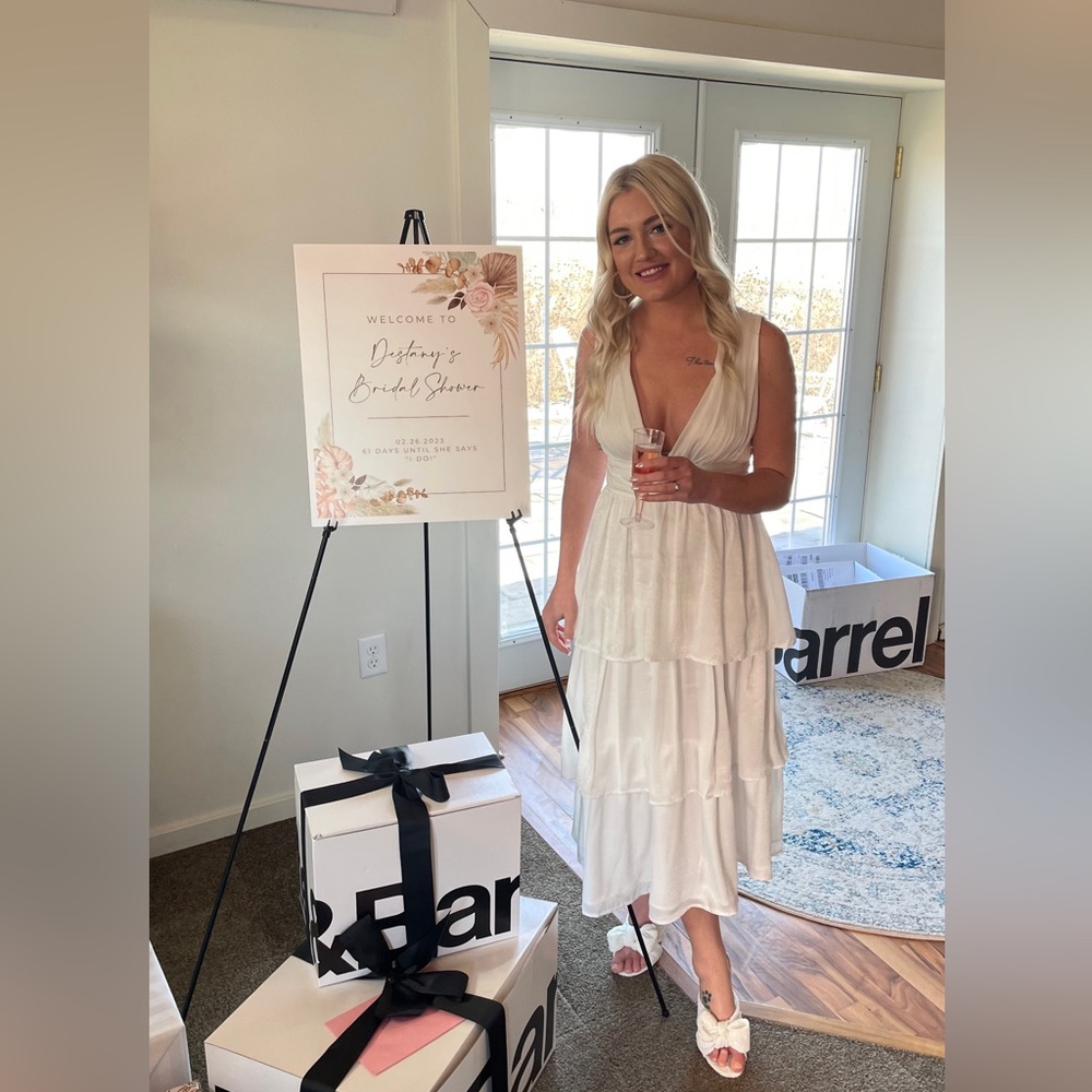 Lulus white dress M